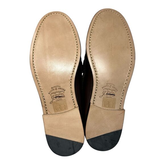 J Crew Camden Loafers Mens 11 Brown Leather Sole Penny Preppy Career BJ009 main image 5